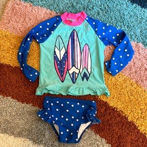 Coolibar Girls long sleeve swim suit